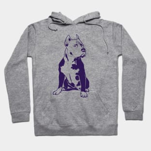 Purple Pitbull Lover Hoodie